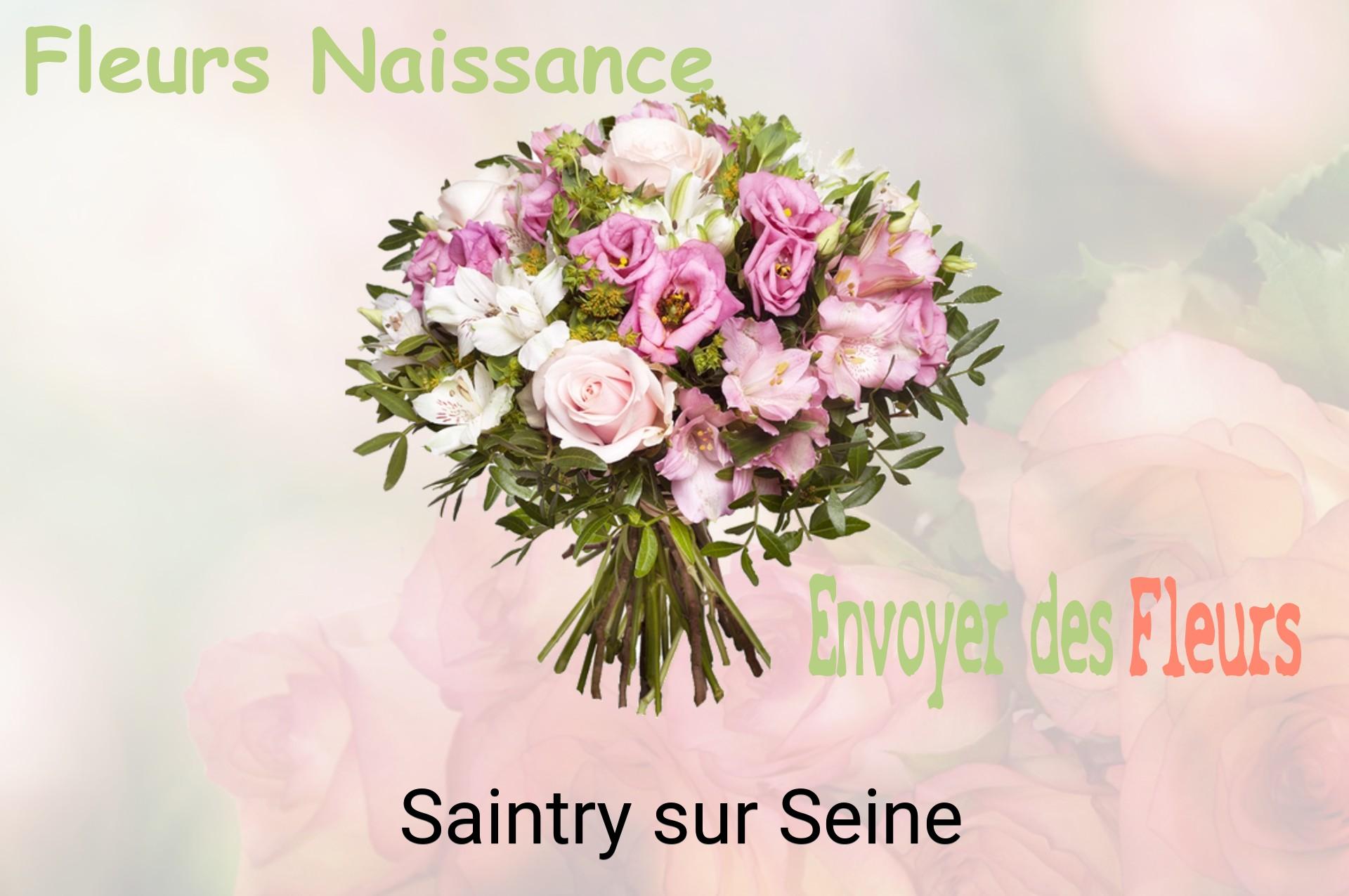 Bouquet de fleurs de naissance livré à Saintry-sur-Seine
